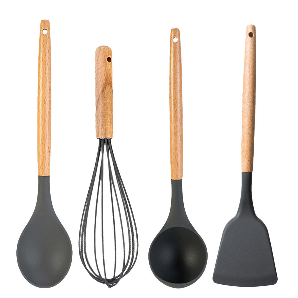 4Pcs Cooking Utensil Set Nonst - đánh giá và giá Home Cooking Utensils