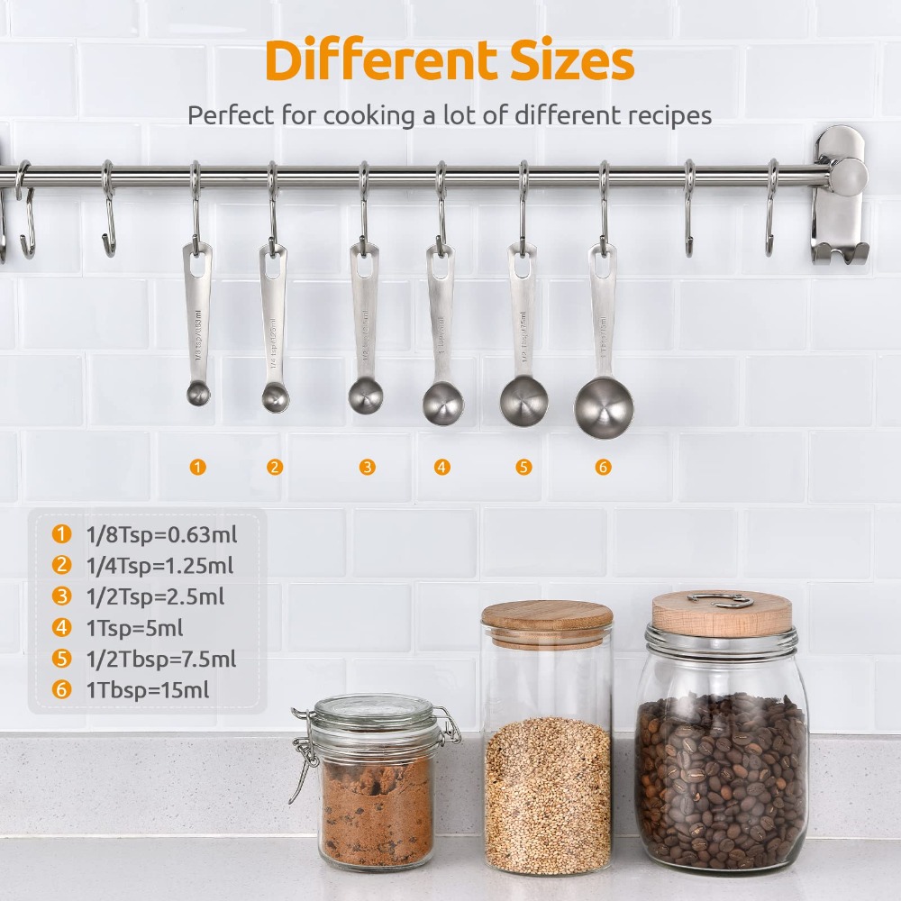 6pcs/set Food-grade Stainless  - đánh giá và giá Home Cooking Set