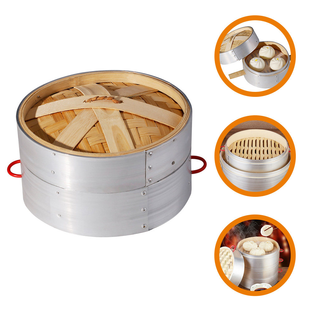 1Set Bamboo Steamer Basket Set - đánh giá và giá Steamer Bamboo Set