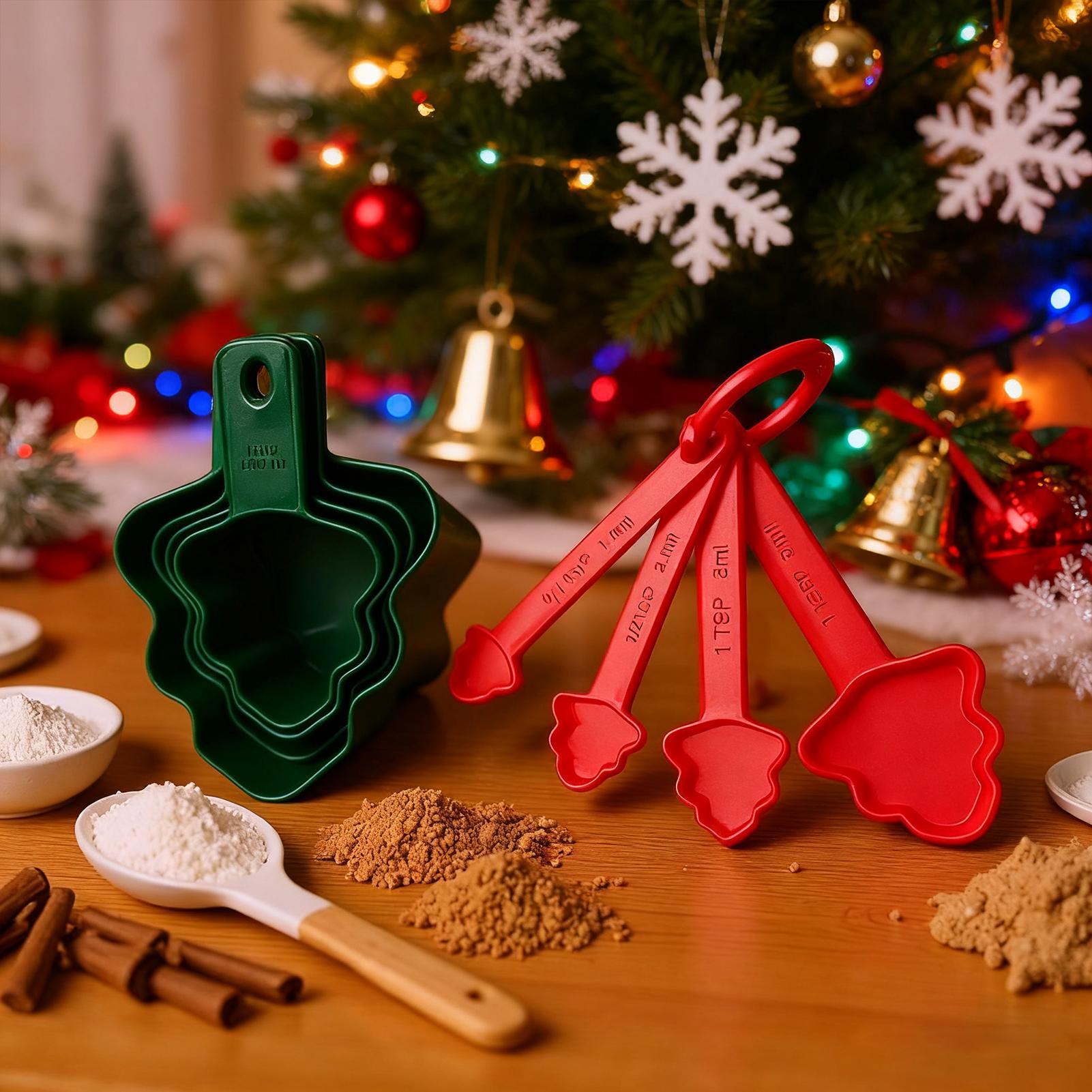 Christmas Measuring Cups And S - đánh giá và giá Home Cooking Utensils