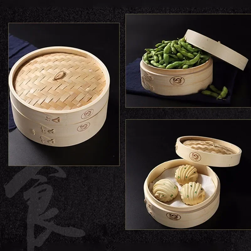 Kitchen Cooking Bamboo Steamer - đánh giá và giá Steamer Bamboo Set