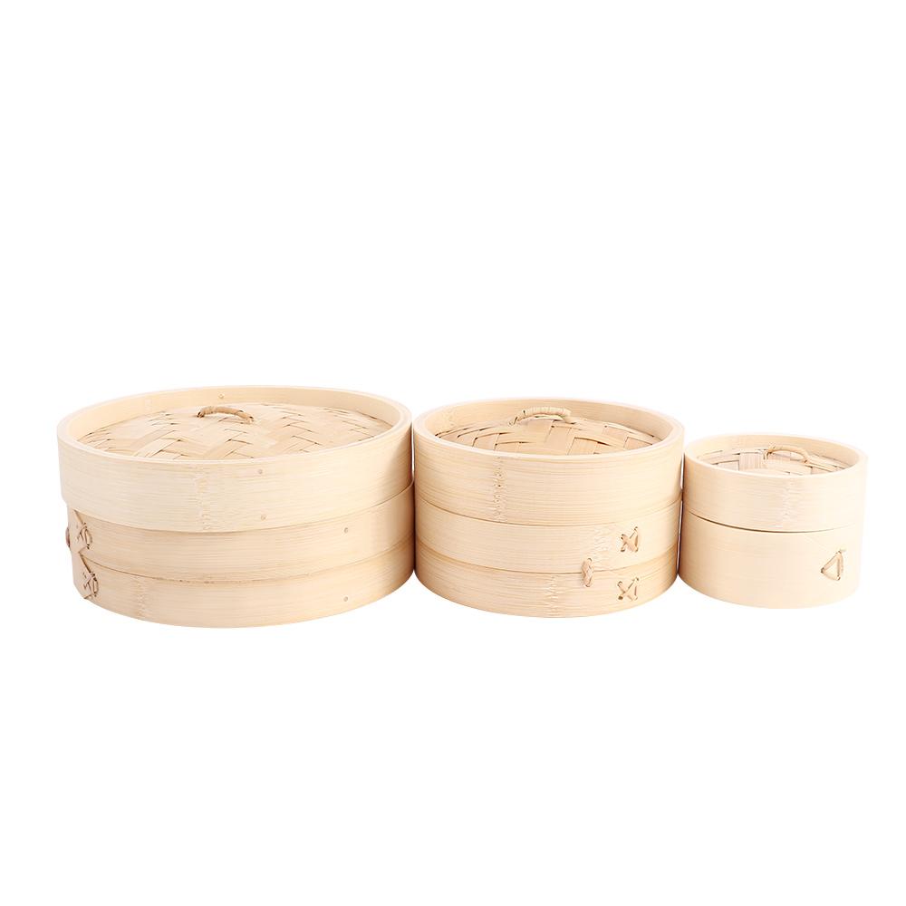 Cooking 10/15/20cm Kitchen wit - đánh giá và giá Steamer Bamboo Set
