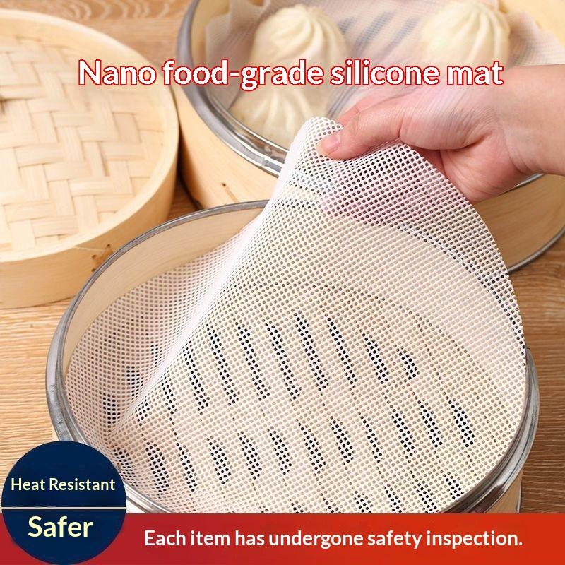5pcs/set Reusable Silicone Non - đánh giá và giá Steamer Bamboo Set