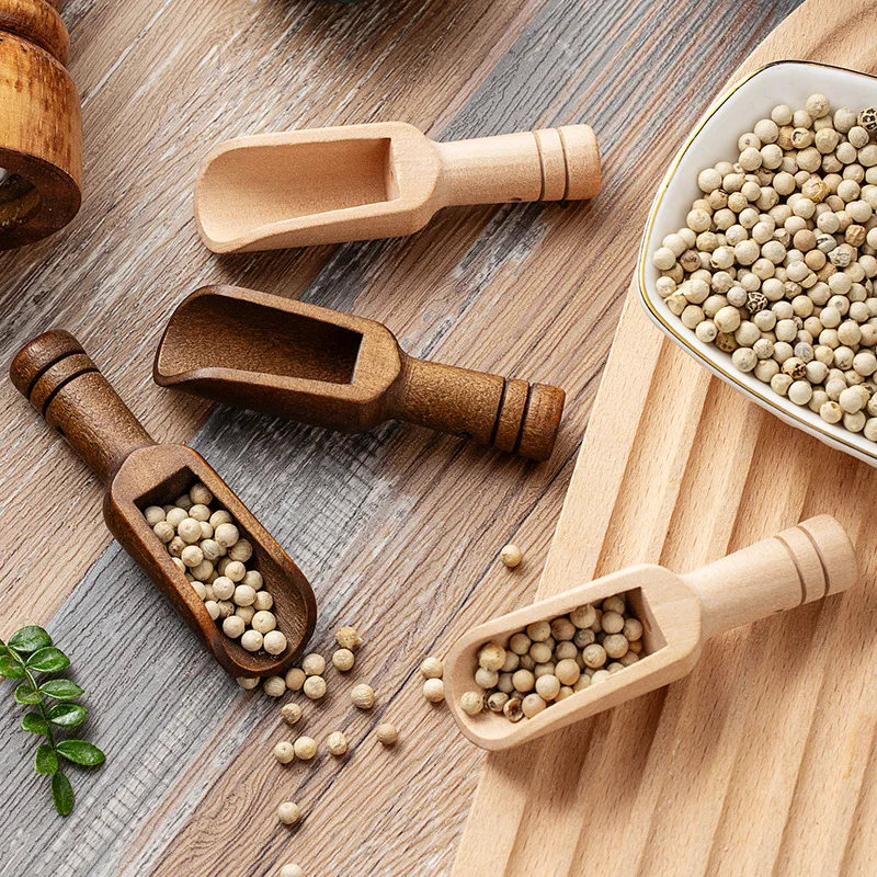2/5PCS Wooden Coffee Scoop Set - đánh giá và giá Home Cooking Set