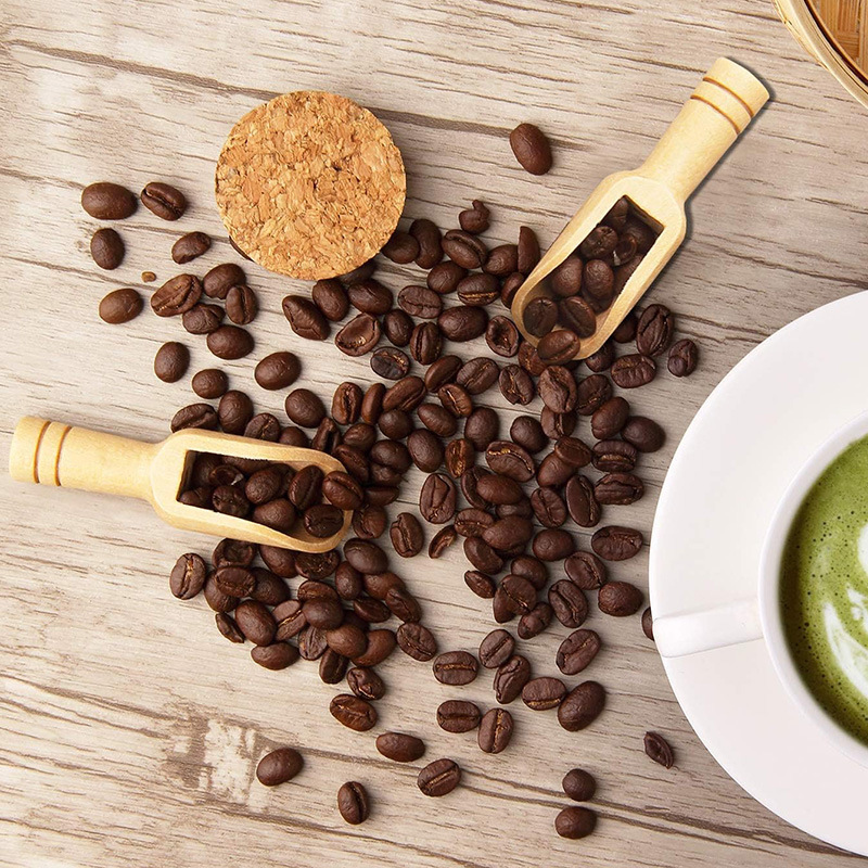 2/5PCS Wooden Coffee Scoop Set - đánh giá và giá Home Cooking Set