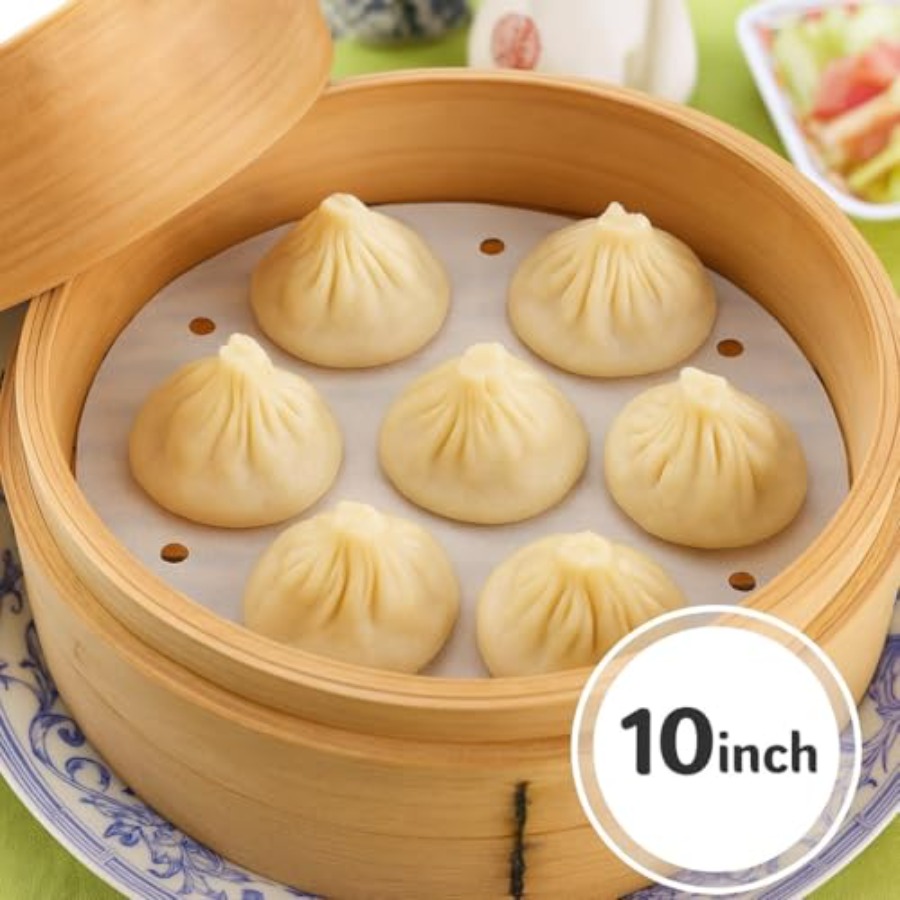 Air Fryer Parchment Paper, Set - đánh giá và giá Steamer Bamboo Set