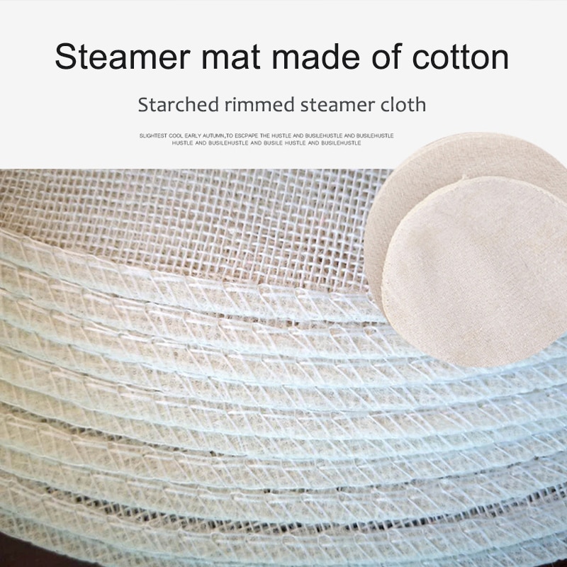 5Pcs 28CM Pure Cotton Steamer  - đánh giá và giá Steamer Bamboo Set