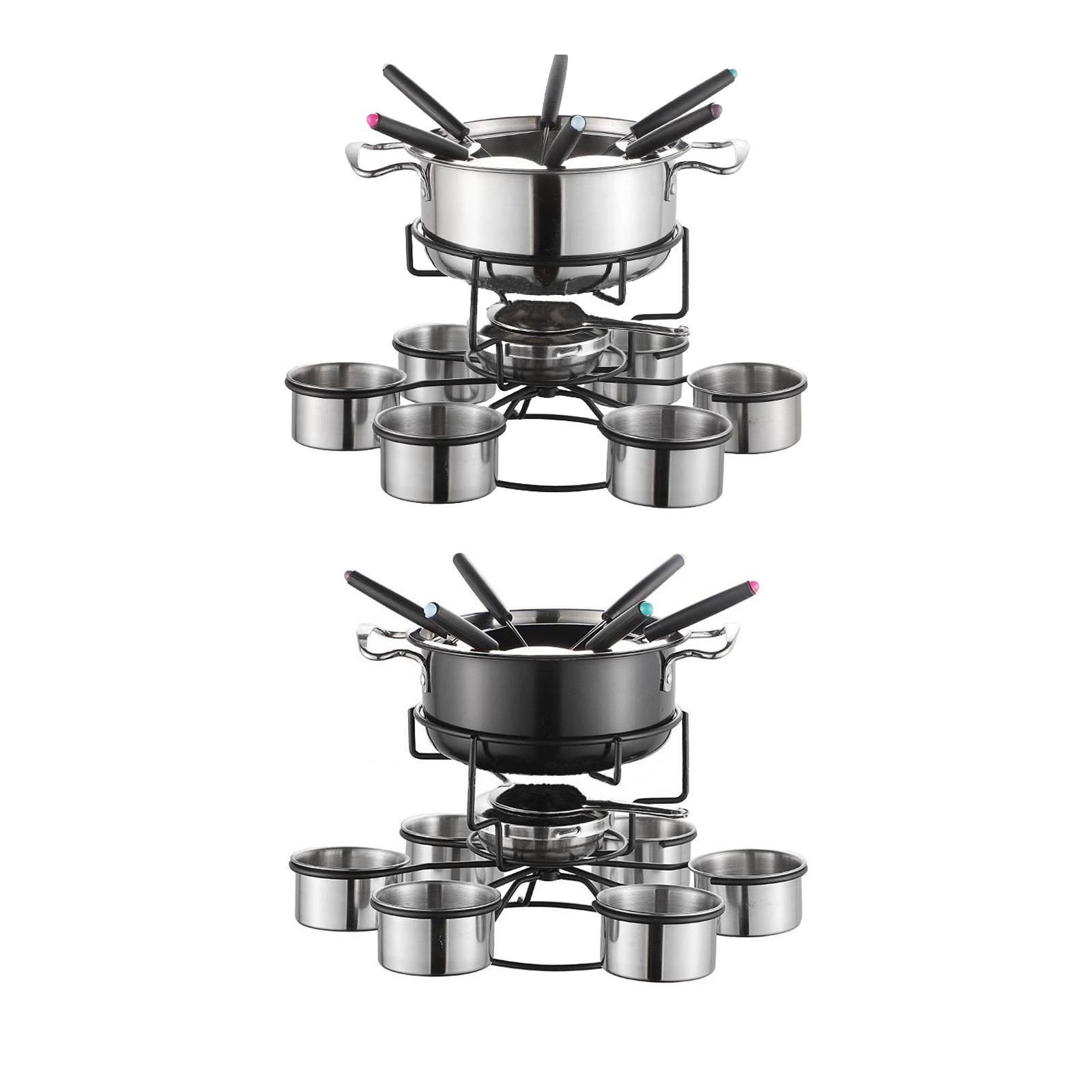 Fondue Pot Set Cooking Stove T - đánh giá và giá Home Cooking Set