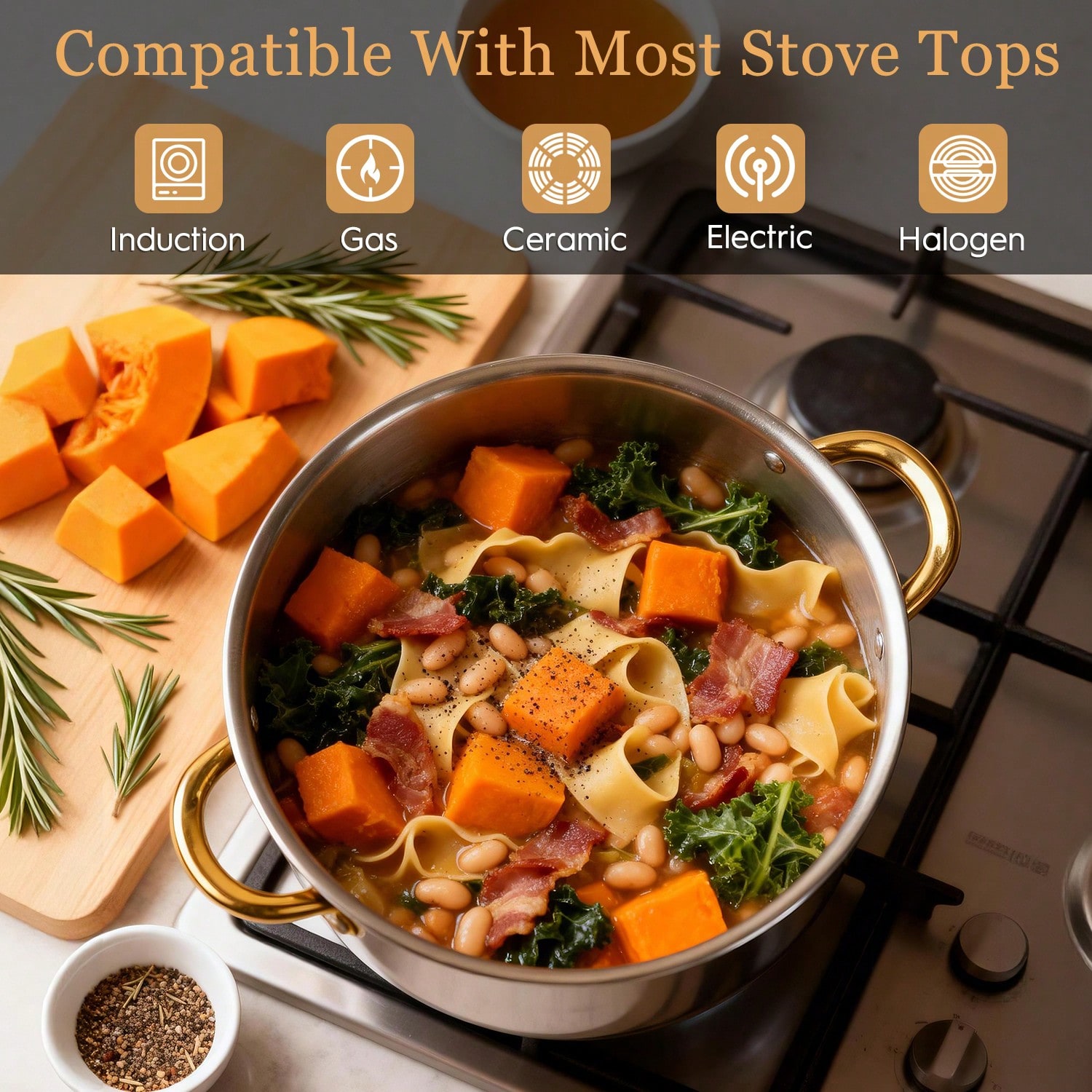Stainless Steel Pot Set Modern - đánh giá và giá Home Cooking Utensils