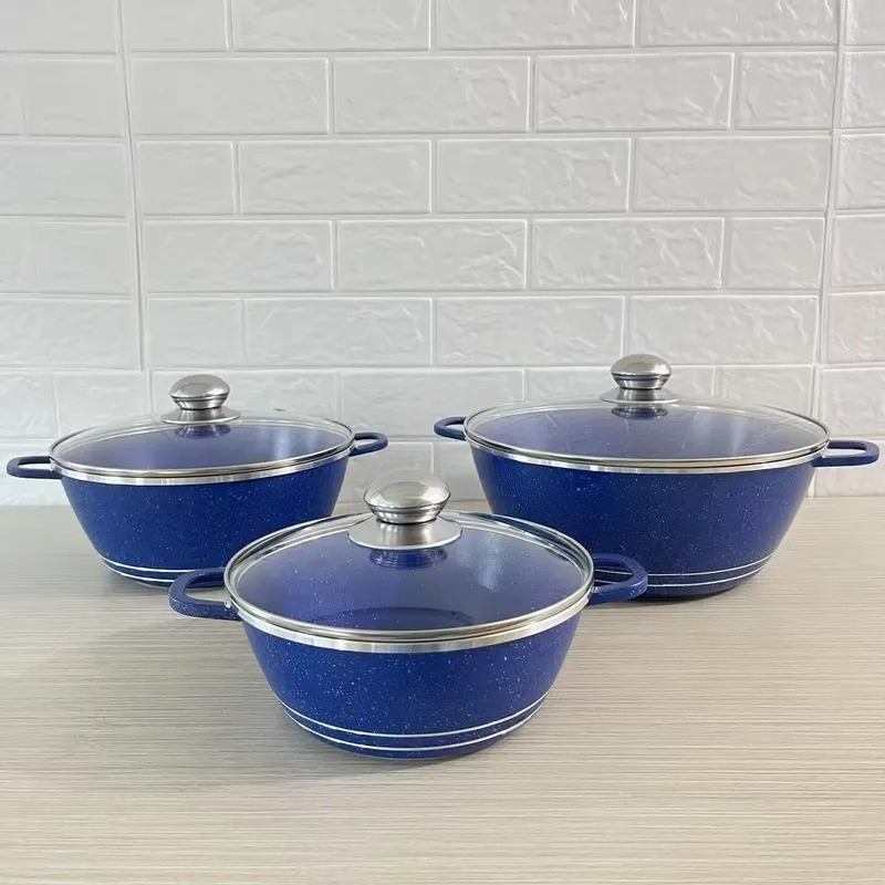 JMZ Cookware Set Granite Cooki - đánh giá và giá Home Cooking Set
