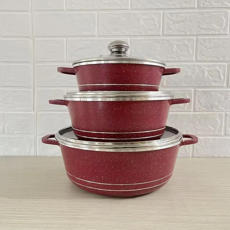 JMZ Cookware Set Granite Cooki - đánh giá và giá Home Cooking Set