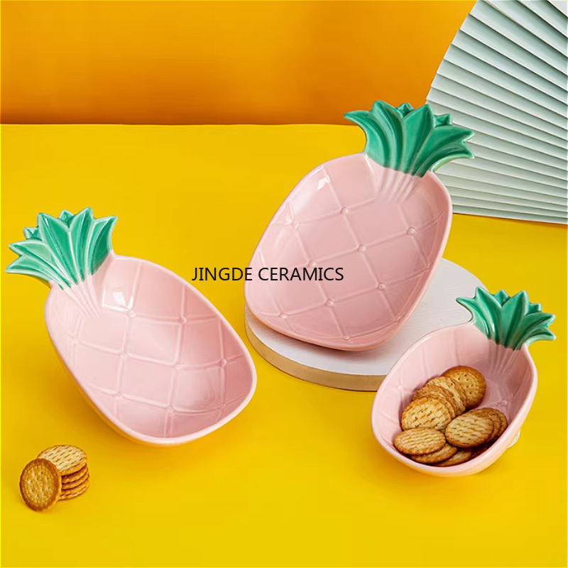 Ceramic Pineapple Shaped Tray  - đánh giá và giá Home Cooking Utensils