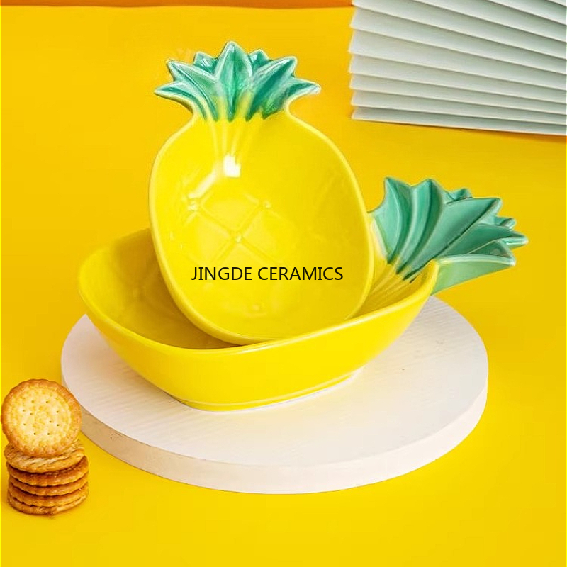 Ceramic Pineapple Shaped Tray  - đánh giá và giá Home Cooking Utensils