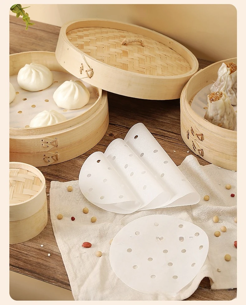 100Pcs Food Grade Disposable S - đánh giá và giá Steamer Bamboo Set