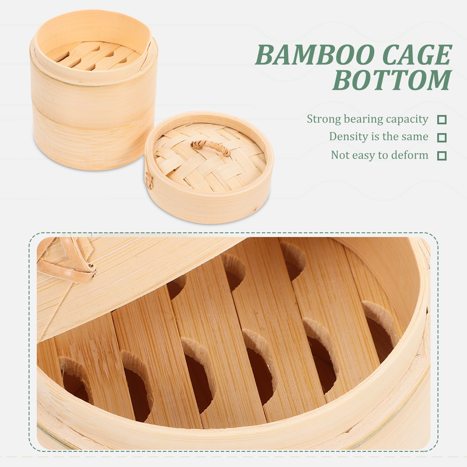 1Set Bamboo Steamer Set Handwo - đánh giá và giá Steamer Bamboo Set