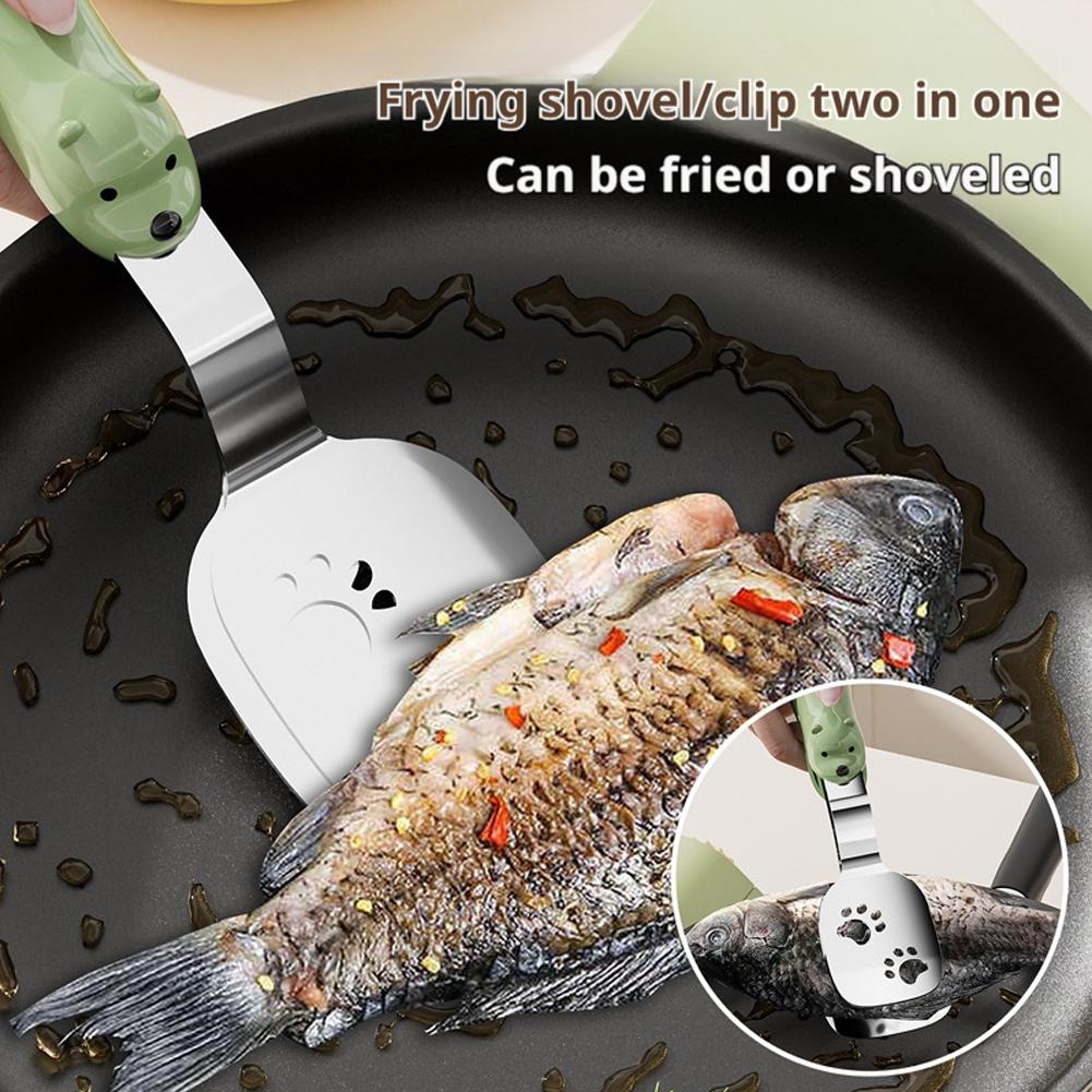 1/2pcs Bear Fish Tongs Flipper - đánh giá và giá Home Cooking Utensils